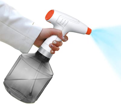 Elektrische Sprayfles - Spuitfles Tuin - Planten Water Geven - Automatische Fijne Mist - 0.9 Liter - Wit