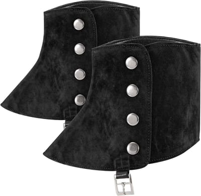 Vintage leren spats voor mannen in gangsterstijl - Perfect voor carnaval, Halloween en themafeesten, kostuumaccessoires
