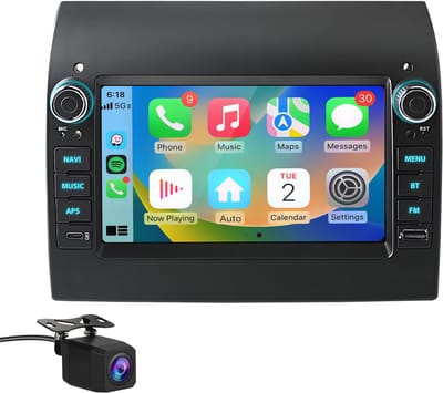 Hexinex Autoradio Geschikt voor Fiat Ducato 2007-2022 - Draadloos CarPlay, Android Auto, multimediaspeler, 2GB+64GB