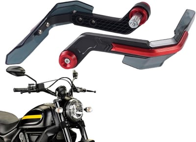 Motorfiets Handkappen - Rembeschermers Stuur - Veiligheid Verkeer - Aluminium Legering - 1 Paar - Rood
