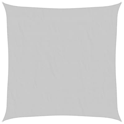 vidaXL - Zonnezeil - 7x7 - m - 100% - polyester - oxford - lichtgrijs