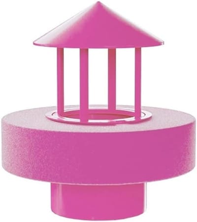 Rotstuin Luchtbevochtiger - Verstuiver Fontein - Decoratieve Vijvers - Natuursteen Look - 11 x 11 x 8 cm - Roze