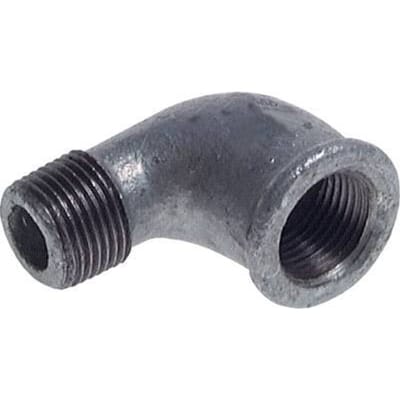 Rp 4'' x R 4'' F/M Verzinkt Gietijzeren L-Fitting 90graden 25 Bar - FL2E-FM-IZ-400R