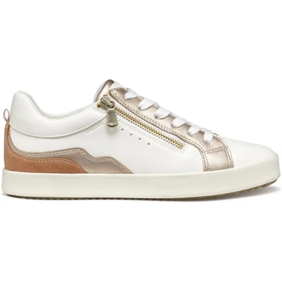 Geox Blomiee Wit-Beige Sneaker