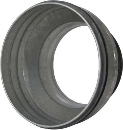 Verloopstuk van Ã˜ 250mm - Ã˜ 125mm voor spirobuis