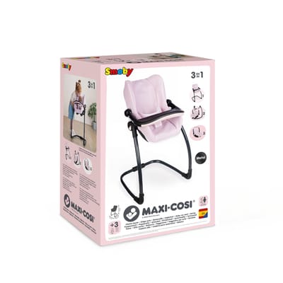 Smoby Eetstoel Maxi Cosi Quinny roze 3-in-1 Poppen toebehoren