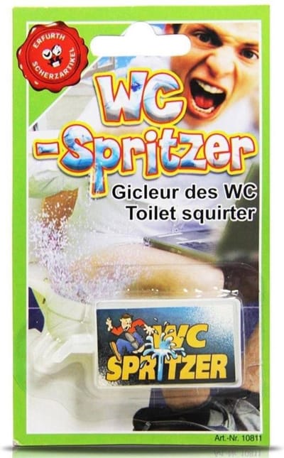 Partychimp - Fopartikel - WC sproeier