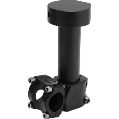 RV Ladderbevestiging voor Satellietschotel Aluminiumlegering Satellietinternet RV Paalbevestiging Dakdrager voor black