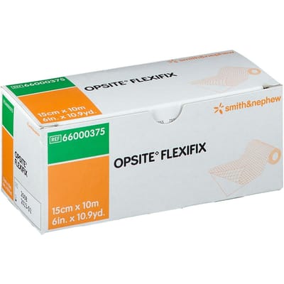 S&N - OPSITE FLEXIFIX - 15xm x 10 m - 1 stuk in een doos
