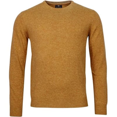 Baileys Trui Crew Neck Lambswool Oker / male