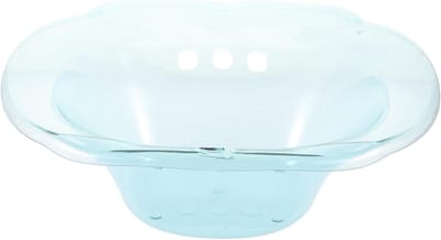 Zitbad Toiletbril - Bidet Wastafel - Persoonlijke Hygiëne - Verdikt Stevig Ontwerp - 39 x 35 x 12 cm - Hemelsblauw