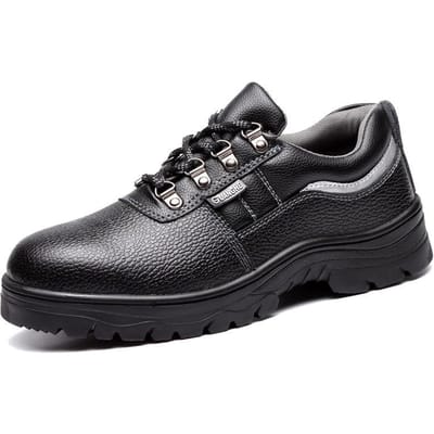 Werkveiligheidsschoenen Heren Echt Leer Ademend Anti-lek Werk Sneakers Mannen Stalen Neus Werkveiligheid Onverwoestbare Laarzen 37