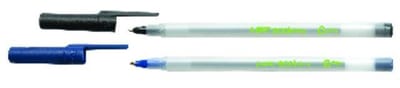Balpen Bic Ecolutions round stic medium zwart