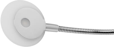 JUNKER Verlichting 12 V LED Leeslamp LUNA (1,5 W, warm wit 2700K + neutraal wit 4000K) Bedlamp met flexibele lamparm en 3-standen touchsensor zonder transformator