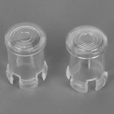 Professionele Transparante LED Caps met Hoge Temperatuurweerstand - 100 Stuks Nylon Luminous Diode Caps voor LED Verlichting en Decoratie