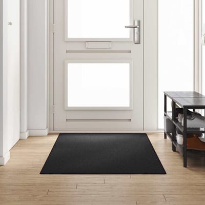vidaXL - Tapijt - Loper - Antraciet - 100 - x - 250 - cm - 100% - Polypropyleen