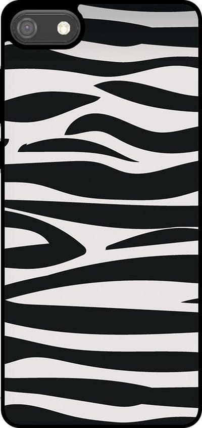 Smartphonica Telefoonhoesje Geschikt voor Huawei Y5 (2018) met zebra opdruk - TPU backcover case zebra design - Zwart Wit geschikt voor Huawei Y5 (2018)