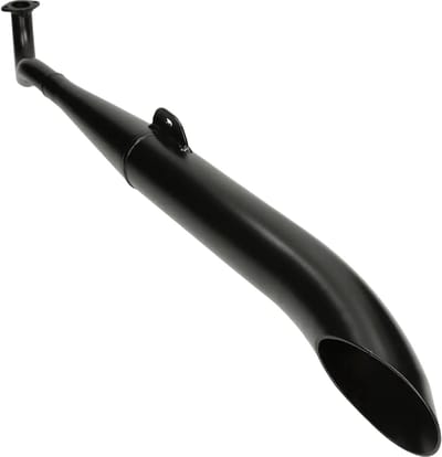 Uitlaat Jamarcol Sidepipe 28mm voor Puch Maxi zwart