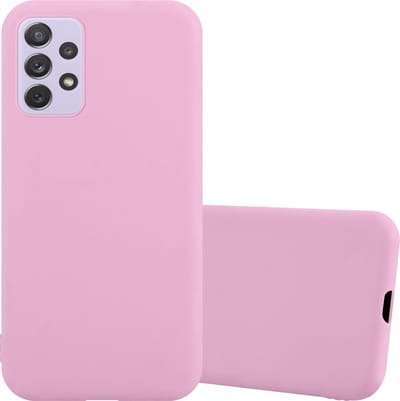 Cadorabo Hoesje geschikt voor Samsung Galaxy A73 5G in CANDY ROZE - Beschermhoes gemaakt van flexibel TPU silicone Case Cover