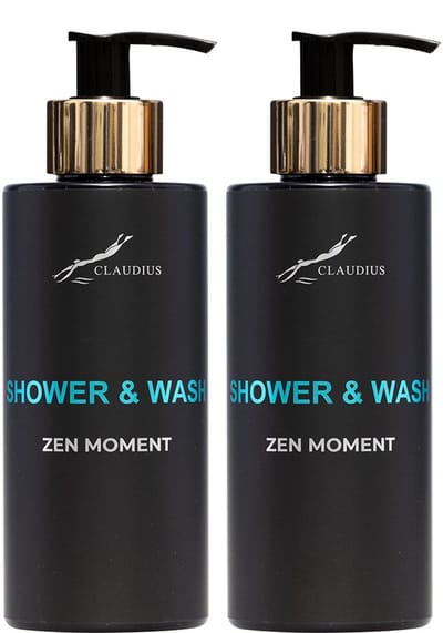 Shower & Wash Zen Moment 300 ml - gouden pomp - 2 stuks