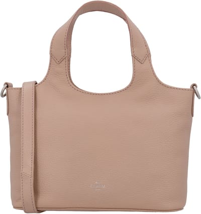 Charm London Washington Handtas - Schoudertas - Shopper - Schouderband - Leer - Leren Dames Tas - Oudroze