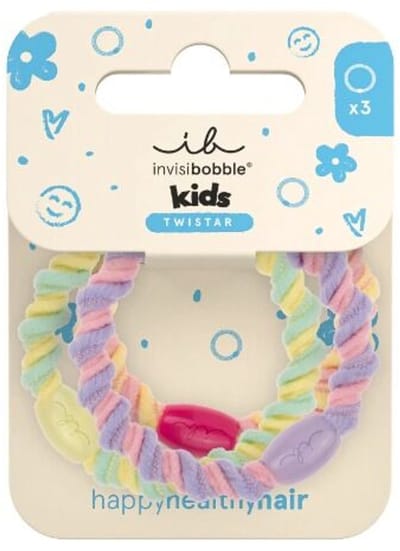 Invisibobble Twistar Kids Dreamy Braids - Haarelastieken voor kinderen - 3st