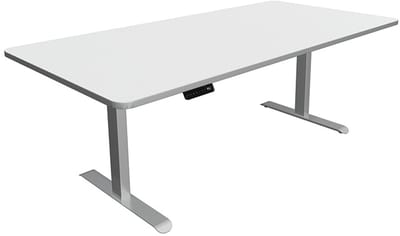 Zit sta bureau Move-3 premium wit 200x100cm