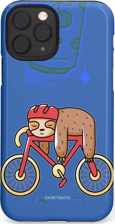 Casetastic hoesje geschikt voor Apple iPhone 11 Pro - Dubbellaagse bescherming - Lui op reis - Fashion Case - Lavendel