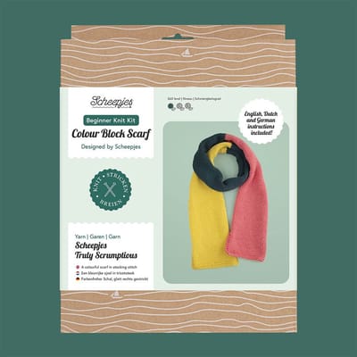 Scheepjes - Beginner breikit Colour block sjaal