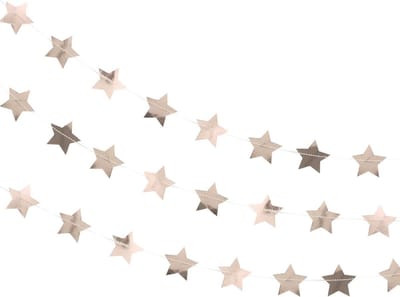Slinger sterren rose goud - 5 meter