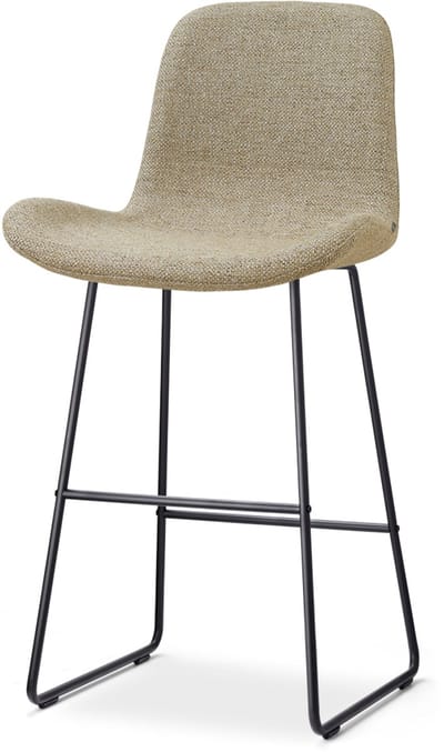 Nolon Nino-Fé barkruk taupe melange - zwart onderstel - 75 cm