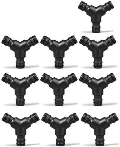 Dailygoods- Slangverdeler 10 Stuks - Y-Stuk Verbinder - Tuinslang