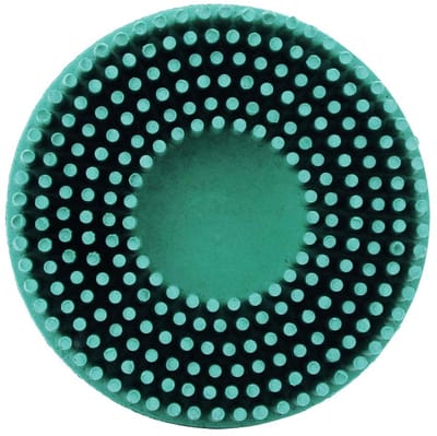 Dailygoods - Borstelharen - Slijpschijf - 2 Inch - Groen - Polijsten - Voor het verwijderen van roest en krassen - Geschikt voor metaalbewerking
