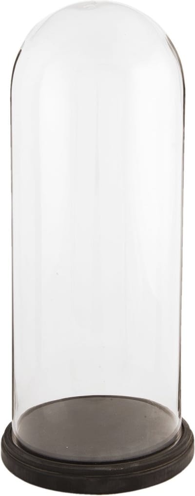 Clayre & Eef Stolp Ø 26x60 cm Transparant Hout