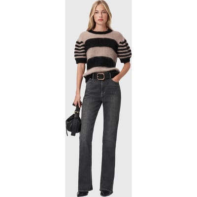 AllSaints Maisie Flare Jean Washed Grey Taglia: W26 | Pantaloni larghi Outlet | Donna | Grigio