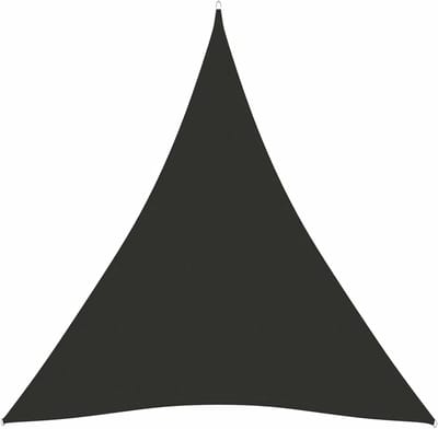 Driehoekig Zonnescherm - Schaduwdoek Tuin - Buiten Zonnen - PU-gecoat Oxford - 5x6x6 m - Antraciet