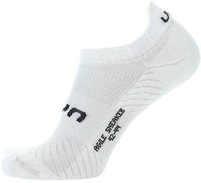 Sportsokken Uyn Chaussettes Agile Sneaker 2 Paires blanc 76% Polyester