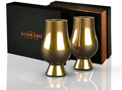 Whiskyglazen Goud 2 stuks - Blind Tasting - Geschenkverpakking - Glencairn Crystal Scotland