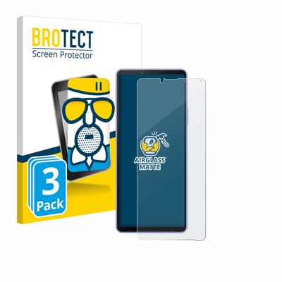 BROTECT - Screenprotector voor Sony Xperia 10 IV - Folie Beschermfolie Beschermglas matte 3 Stuks