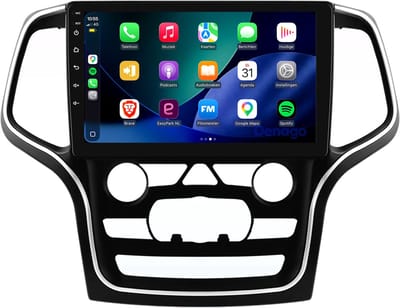 CarPlay autoradio geschikt voor Jeep Grand Cherokee WK2 | 2014 t/m 2022 | Android 13 | Draadloos Apple CarPlay & Android Auto | Low Version | 2GB + 32GB | Denago DNG-A459 | 9 inch | Bluetooth & Wifi