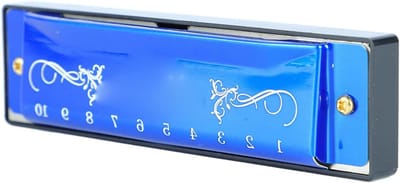 Mondharmonica - Muziek Instrument - Muziek Leren Spelen - Duurzaam Materiaal - 10 Gaats - Zilver