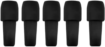 Wijnfles stoppers - Fles afsluiters - Wijn vers houden - Dubbele afdichting - 5 stuks - Zwart en kleuren