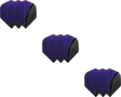 3 Sets (9 stuks) XS100 Curve flights Multipack - Paars