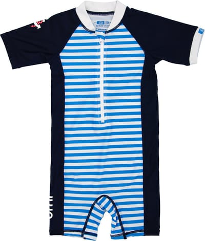JUJA- uv-zwempak baby's - korte mouw - blauw - 86/92cm