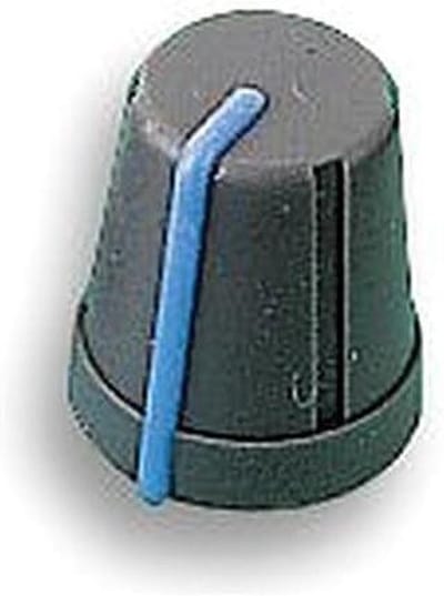 Draaibare Knoppen - Grijze Knoppen - Thermostaat Bediening - Soft Touch - Pak van 5 - Grijs Blauw
