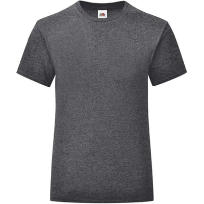 Meisjes-T-shirt Fruit of the Loom Iconic 150