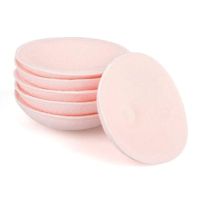 Dailygoods- Borstpads Wasbaar - Katoenen Pads - Hypoallergeen - Ultra Absorberend - 6 Stuks - Diameter 12cm - Borstkussens
