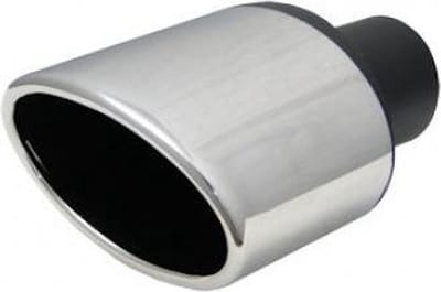 IVOL Uitlaatsierstuk RVS Ovaal - Passend 47 - 57mm