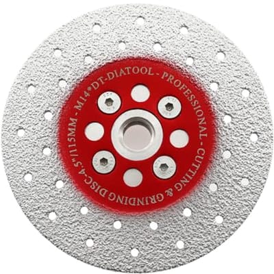 Diamantslijp- en slijpschijven 115 mm x M14 voor graniet, beton, marmer en steen