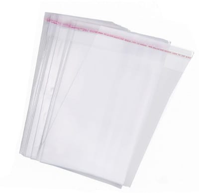 Dailygoods- Zelfklevende Enveloppen 200 Stuks - Transparante Enveloppen - Zipper Enveloppen - Verpakkingszakken - Opslag voor Kleine Items - Hoogwaardige Opp Materialen - Verpakkingszakjes